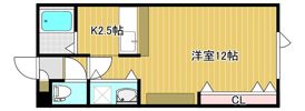 パセオ常盤Aの間取り画像