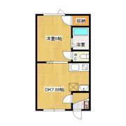 ハイツ錦町の間取り画像