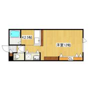 パセオ常盤Bの間取り画像