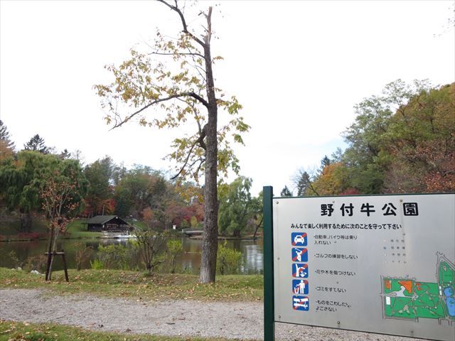 近くの野付牛公園まで142m（徒歩2分）