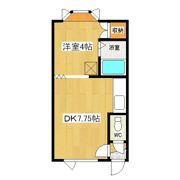 夕陽ヶ丘ハイツ2の間取り画像