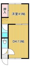 東陵ハイツの間取り画像