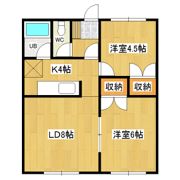 美山ハイツの間取り画像