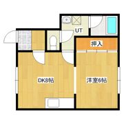花月コーポの間取り画像