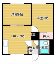 香登マンションの間取り画像