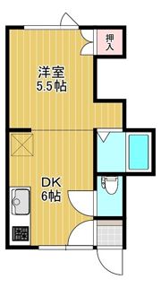 コーポ栄進堂Iの間取り画像