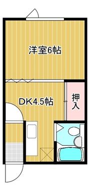 コーポ文京1の間取り画像