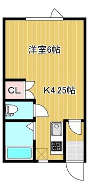 コーポ文京3の間取り画像