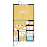 コーポ文京3の間取り画像
