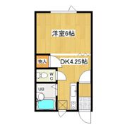 コーポ文京1の間取り画像