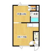 ハイツ銀河の間取り画像
