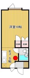 コーポけいの間取り画像