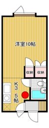 コーポけいの間取り画像