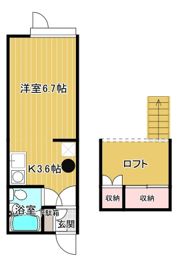 コーポけいの間取り画像
