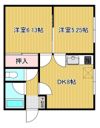 コーポ緑ヶ丘の間取り画像