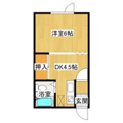 コーポ文京1の間取り画像