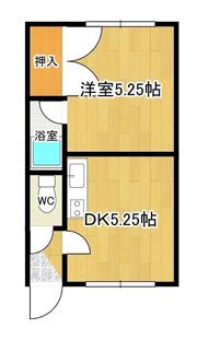 コーポやましたの間取り画像