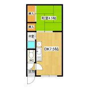 コーポエルム（美山町）の間取り画像