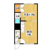 コーポ古都の間取り画像