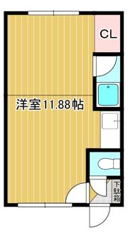 コーポ美芳の間取り画像