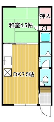 南仲町1号ハイツの間取り画像