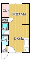 第6日研ハイツの間取り画像
