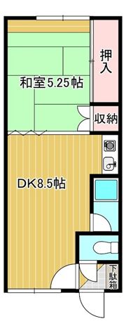 松尾マンション2号棟の間取り画像