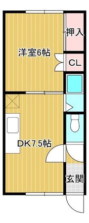 鉄南ハイツの間取り画像