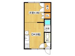 コーポ愛の間取り画像
