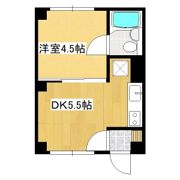ハピネスハイツの間取り画像