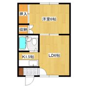 ダイヤモンドハイツの間取り画像