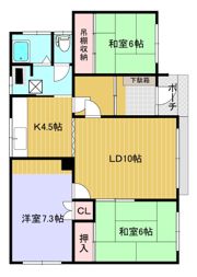 伊勢谷貸家（春光町3丁目）の間取り画像