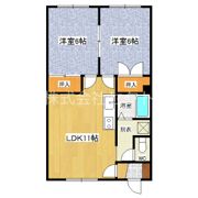 コーポ春の間取り画像