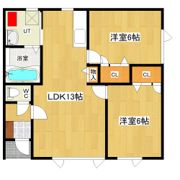 ファミール三輪 M棟の間取り画像