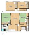 端野町三区391-8貸家の間取り画像