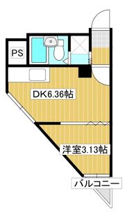 ヴィラナリー北見1の間取り画像