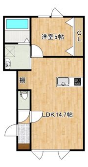 メリアの間取り画像