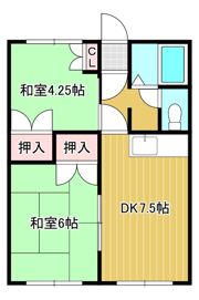 コーポにいもとの間取り画像