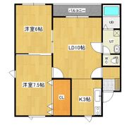 ドリームハイツA棟の間取り画像