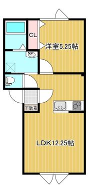 ドリームハイツBの間取り画像