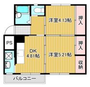 ヴィラナリー北見3の間取り画像