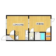錦ハイツの間取り画像