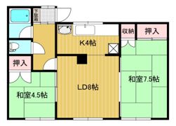 中谷アパートの間取り画像