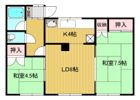 中谷アパートの間取り画像