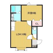 コーポアカシヤの間取り画像