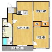クレストパレスの間取り画像