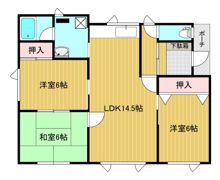 大正貸家の間取り画像