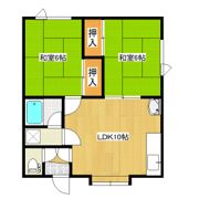 GTハイツの間取り画像
