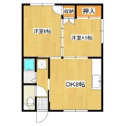 コーポ加納の間取り画像