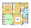 西富町鈴木貸家の間取り画像
